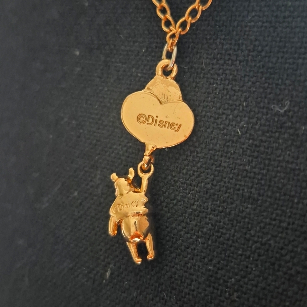 🦜DISNEY Winnie the Pooh Bear with Balloons Necklace - Picture 4 of 7